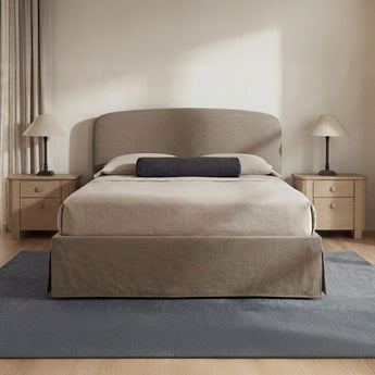 Joan - Queen Storage Bed - Taupe