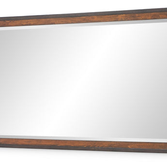 Fenmore - Mirror - Mocha And Distressed Cherry