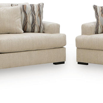 Lofwood - 2 Pc. - Sofa And Loveseat - Oatmeal