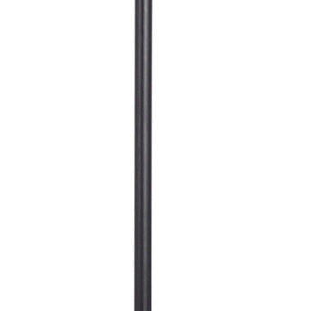 "Helix Radiance" LED Metal Floor Lamp - Matte Black