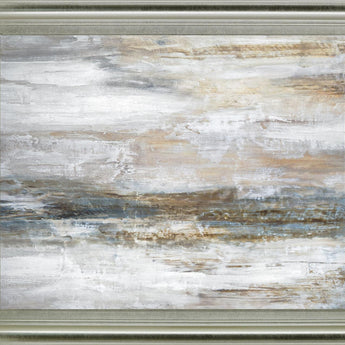 Dusty Drift - 28" x 34" Framed Wall Art - Gray