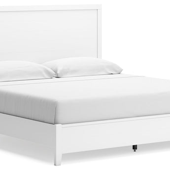 Binterglen - King Panel Bed - White
