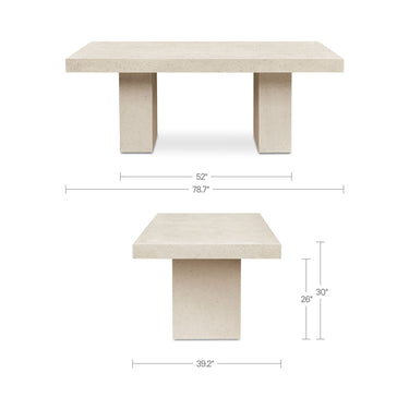 Antonius - Outdoor Dining Table - Terrazzo
