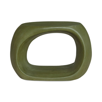 Albers - Taburete de exterior - Verde oscuro