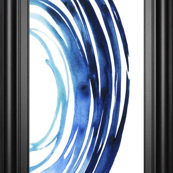 18x42 Blue Vortex II By Grace Popp - Blue
