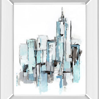 Blue City I By Ethan Harper - Light Blue