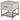 Crossings Monaco - End Table - Weathered Blanc