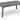 Cove Beach - Rectangular Cocktail Table - Gray