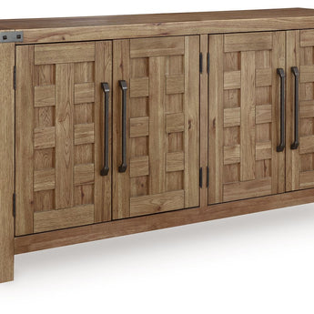 Ridgester - Dining Room Server - Light Brown