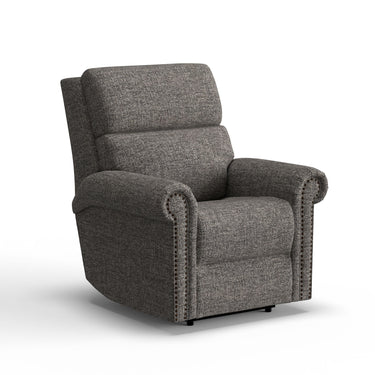Bernard - Power Recliner With Power Headrest & Lumbar With Nailhed Trim