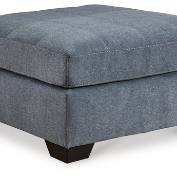 Marleton - Oversized Accent Ottoman - Denim