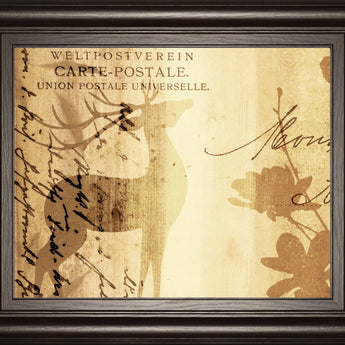 Letter I By F. Leal - Framed Print Wall Art - Beige