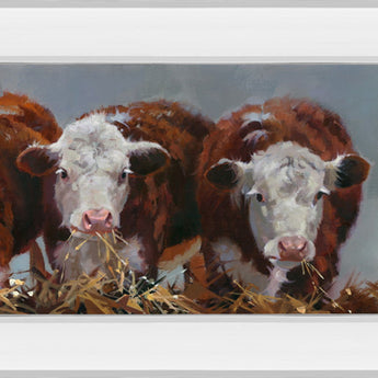 The Diner's Club By Carolyne Hawley -18 x 42 Wall Art - Dark Brown