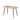 Modern Minimalist 47" Wood Dining Table With Metal Legs For 4 - Wood