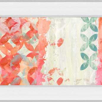 Valentine II By Tom Reeves - Mirrored Frame Wall Art - Red