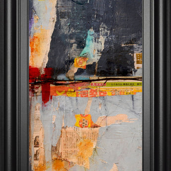 Hong Kong Post I By Erin Ashley - Framed Print Wall Art - Beige
