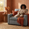 Elements International Homer - Klicklak Chair W/Pull Out Bed styled in a designer-styled interior lifestyle setting at Quality Home Furniture