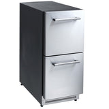 Sapphire 15" Indoor/Outdoor Refrigerator Drawers - SRD153SSPR