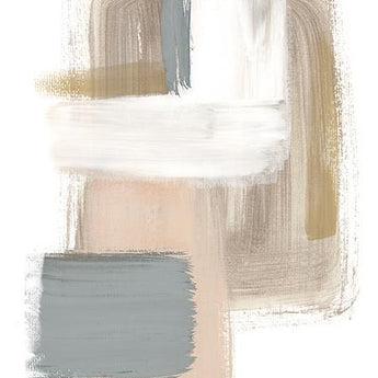Soft Symmetry I By Stella Chang (Framed Small) - Beige