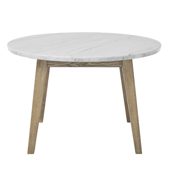 Vida - Dining Table - White / Light Brown
