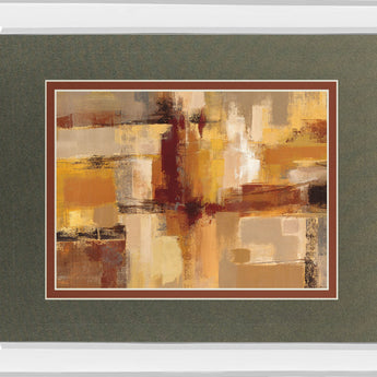 Sandcastles By Silvia Vassileva - Mirror Framed Print Wall Art - Light Brown