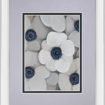 White Anemone I By Tim OToole - Dark Gray