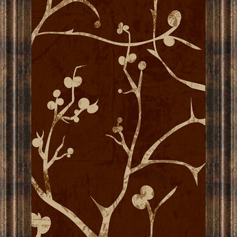 Branching Out I By Diane Stimson - Framed Print Wall Art - Dark Brown