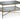 Mesa de cóctel rectangular Cloverty con acabado dorado envejecido