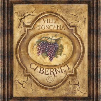 Cabernet By Gregory Gorham - Framed Print Wall Art - Gold