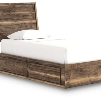 Chirason - Panel Bed With Storage