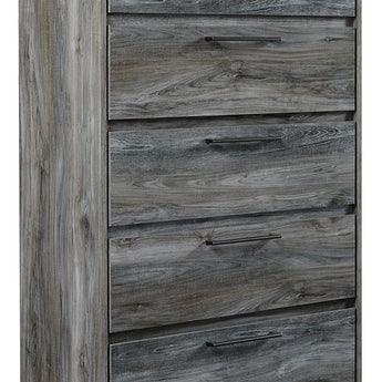 Baystorm - Five Drawer Chest - Gray