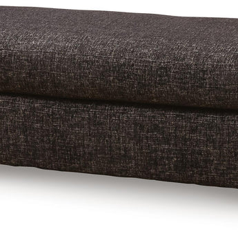 Lentiz - Oversized Accent Ottoman - Onyx
