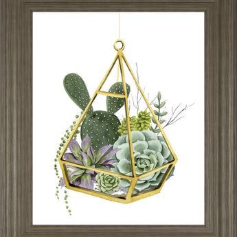 22x26 Wild Terrarium I By Grace Popp - Green