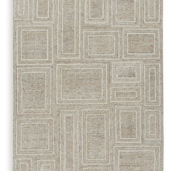 Brickburgh - 5' x 7' Rug - Gray / Ivory / Honey