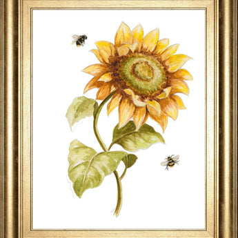 22x26 Harvest Gold Sunflower II By PatriciaPinto - Yellow