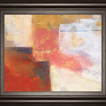 Subtley By Darba - Framed Print Wall Art - Red
