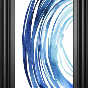 18x42 Blue Vortex I By Grace Popp - Blue