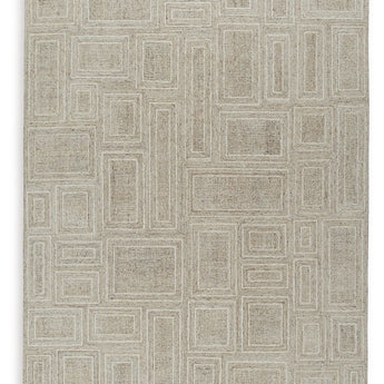 Brickburgh - 8' x 10' Rug - Gray / Ivory / Honey