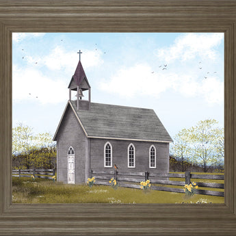 He Is Risen By Billy Jacobs - Framed Print Wall Art - Dark Gray