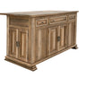 Marquez Kitchen Island Two Tone Light Brown - Islands at Quality Home Furniture Mesquite