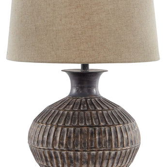 Magan - Metal Table Lamp  - Antique Bronze Finish