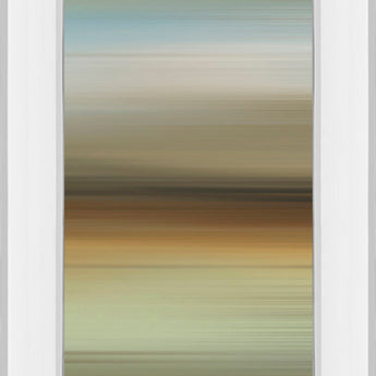 Abstract Horizon Il By James Mcmaster - Mirror Framed Print Wall Art - Beige