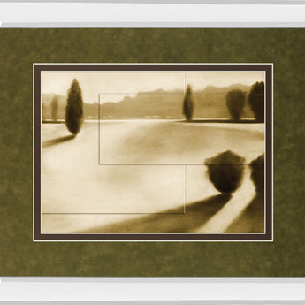 Cyprus Eclipse Il By Brent Collins - Mirror Framed Print Wall Art - Green