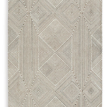 Jadott - 5' x 7' Rug - Beige / Brown