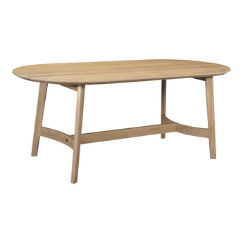 Trie - Mesa de comedor pequeña - Roble claro natural
