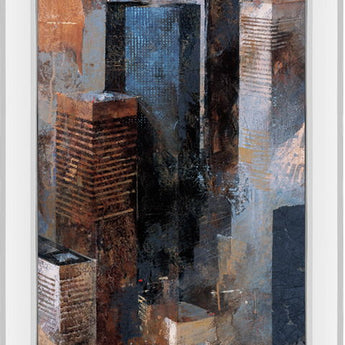 A View To Remember II By Marti Bofarull - Mirrored Frame Wall Art - Dark Gray