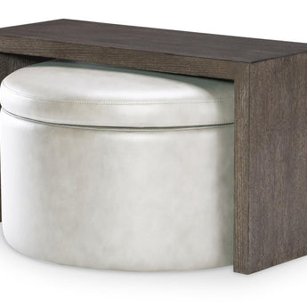 Luna Ravello - Swivel Ottoman On Casters
