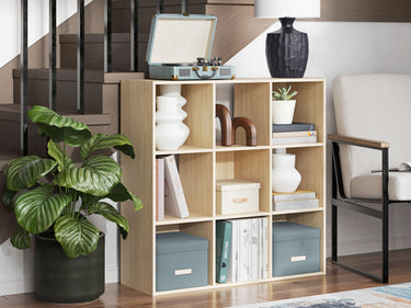 Piperton - Nine Cube Organizer - Tan