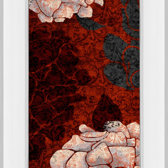 Eliose By Elizabeth Medley - Framed Print Wall Art - Red
