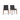 Deco - Dining Chair Chair PVC (Set of 2) - Ebony